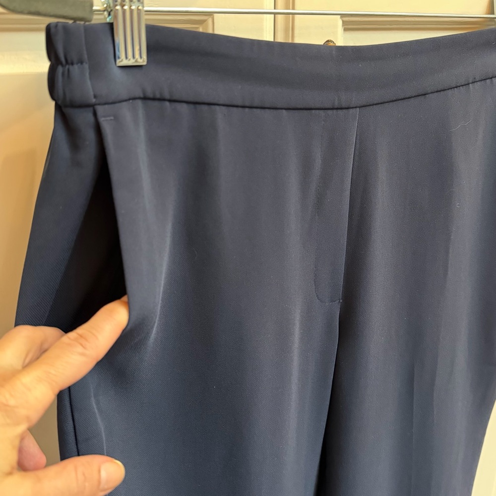 J. Crew Factory Jamie Pant with Elastic Waist Navy Blue Size 12 - Picture 7 of 14